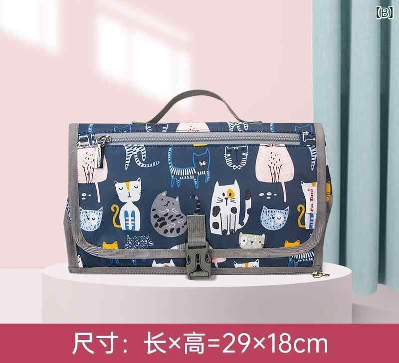 おむつ替えマット 折りたたみ ベビー ポータブル 携帯用 交換 パッド 外出 バッグ ...