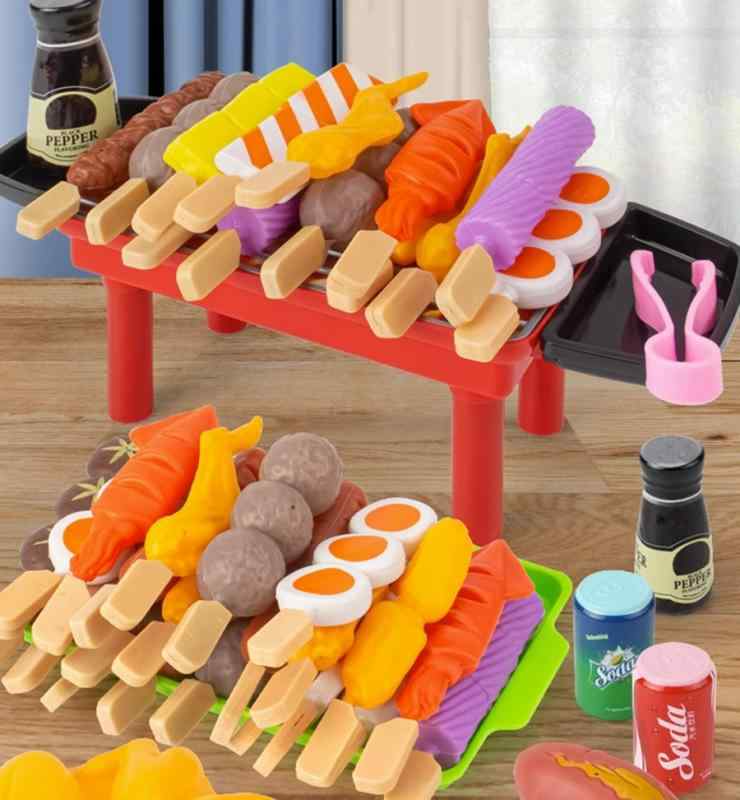Amazon | おままごとセット BBQ バーベキュー おもちゃ 焼肉
