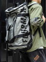 リュックサック 大容量 大人 防水 かっこいい ポケット たくさん バッグ ジッパー 肩 紐 調節 パーツ 多機能 オックス 生地 旅行 登山 スポーツ グレー 黒(4)