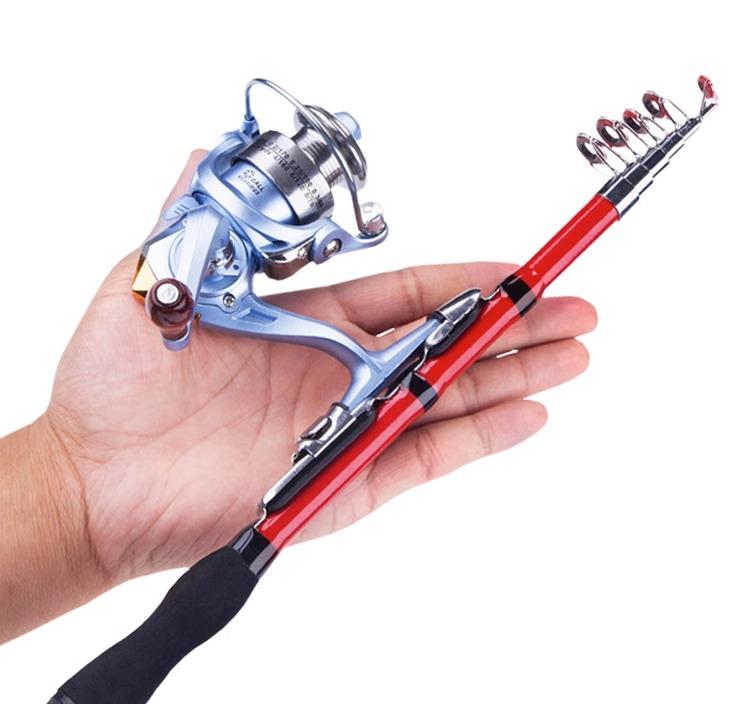 Rods - 超 ショート ロッド ミニ 釣竿 子供 初心者 海 川 伸縮 簡易 リール 釣り具 フィッシング アルミ 合金 金属 EVA 小型 投げ竿 軽量 滑り止め 耐久性 丈夫 防腐 ポケット 携帯 収納 コンパクト ツール 魚 アウトドア レジャー ト