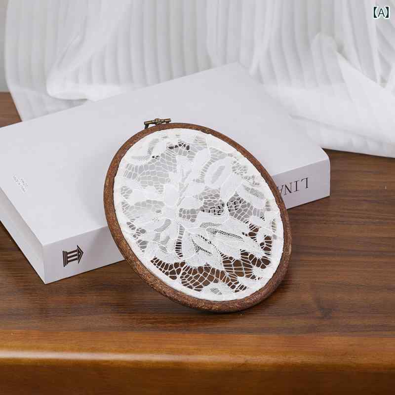 アクセサリー スタンド おしゃれ レトロ 刺繍 ピアス 店舗 ディスプレイ ボード 収納 ラック インテリア 寝室 化粧台 卓上 レース 三脚 2way