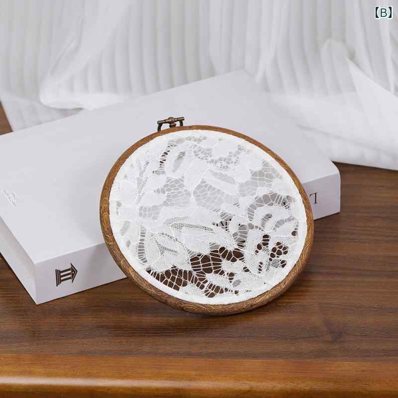 アクセサリー スタンド おしゃれ レトロ 刺繍 ピアス 店舗 ディスプレイ ボード 収納 ラック インテリア 寝室 化粧台 卓上 レース 三脚 2way