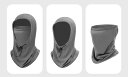 フェイスマスク バイク UVカット 夏用 日焼け防止 メンズ 日よけ 帽子 ネック カバー 保護 レジャー 釣り レディース ブラック ピンク グレー ポリエス...