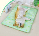 ペット マット 冷たい 犬 睡眠 フロア 取り外し 可能 洗える 通気性 柔らかい 滑り止め 弾性 厚手 熱中症対策 夏バテ防止 苺 レモン ピンク 緑(4)