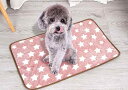 ペット マット 冷たい ひんやり 猫 両面 冷却 ケージ 犬 涼感 通気性 星柄 骨 夏バテ防止 熱中症対策 耐摩耗 睡眠 快眠 ピンク 紺 グレー(4)