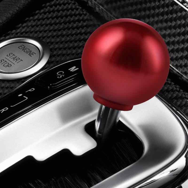 Mt - シフトノブカバー MT 車 ギア 金属 ヘッド ウェーブ スティック ユニバーサル シルバー ブルー レッド メタル 丸型 シンプル 改造
