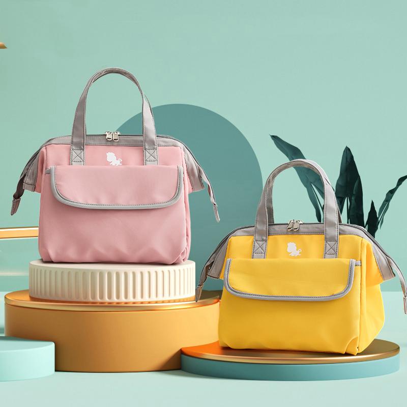 保冷バッグ 小さめ 哺乳瓶 マザーズバッグ 手提げ 大容量 軽量 防水 ポケット ファスナー おしゃれ シ..