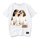 Tシャツ 犬 ビーグル 半袖 メンズ レディース 大人 おしゃれ カジュアル 黒 アニマル プリント 夏 ラウンドネック ルーズ ゆったり コットン トップス アメカジ 大きいサイズ カップル お揃い 愛犬 ホワイト レッド グレー