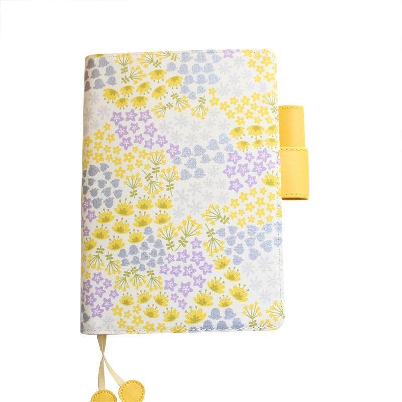 ブックカバー 文庫 布製 かわいい ノート 日記 手帳 家計簿 ペンホルダー しおり 読書 デイリー 持ち運び カジュアル シンプル 花柄