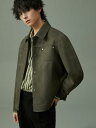 ジャケット メンズ 秋 春 スエード ショート カジュアル 作業服 トップス 長袖 レジャー 旅行 緑 茶 黒 スリップポケット ボタン アウター