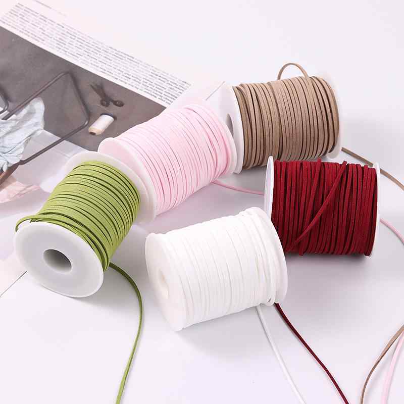 革紐 ハンドメイド 3mm 韓国 スエード コード DIY素材 レザークラフト アクセサリー フラワーアレンジ..