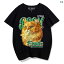 猫 tシャツ プリント 春夏 綿 ゆったり 半袖 レディース メンズ カップル オーバーサイズ ヴィンテージ風 ホワイト ブラック グレー 赤