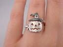 指輪 ハロウィン 大人 レディース かわいい シンプル オープンリング パンク ロック ゴシック ロリータ アクセサリー 調節可能 コスプレ イベント パーティ...