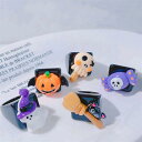 指輪 ハロウィン 大人 レディース 韓国 おもしろ かわいい 個性 シンプル 樹脂 レジン リング 大きめ パンク ロック ゴシック ロリータ アクセサリー コ...