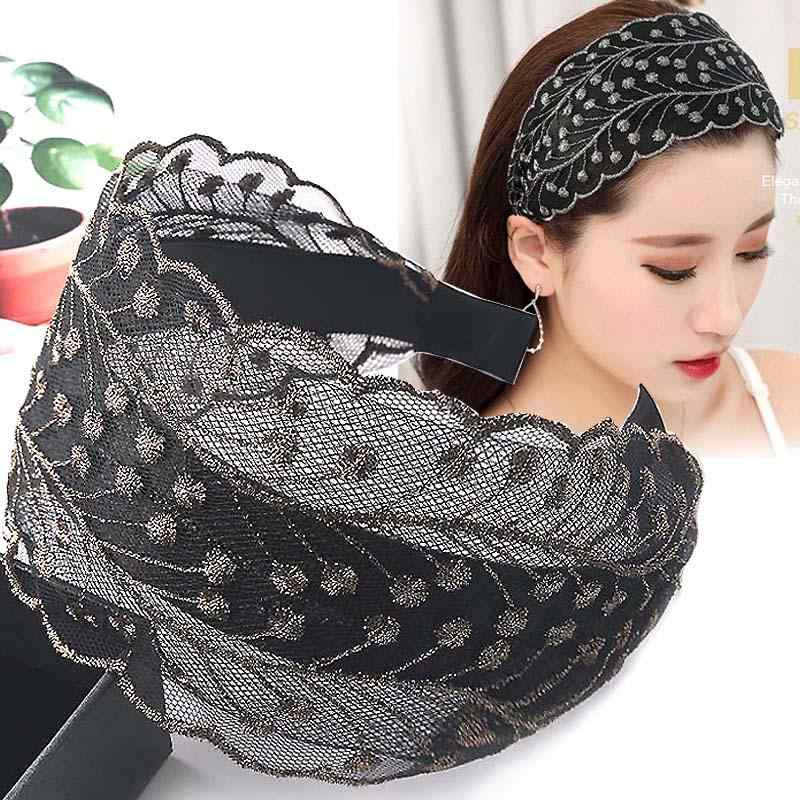 カチューシャ 刺繍 大人 幅広 太め おしゃれ 痛くない 花 木 羽 レース ラメ キラキラ レディース ヘア..