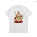 猫 Tシャツ おもしろ レディース メンズ カップル 春夏 半袖 綿 ラウンドネック ゆったり 吸湿 通気 カジュアル プリント リアル 白 ピンク 黒 大きい...