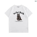 猫 Tシャツ かわいい レディース メンズ 春夏 半袖 綿 ラウンドネック ゆったり 吸湿 通気 カジュアル プリント リアル 白 ピンク 黒 大きいサイズ