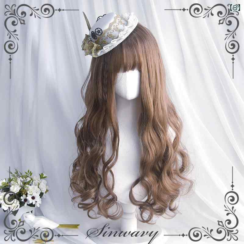 かつら 女性 ウィッグ レディース 甘め 可愛い ロング カーリー ヘアアレンジ ハロウィン コスプレ 仮装 イベント パーティ 衣装 ロリータ