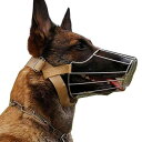 犬用 口輪 舐め防止 嚙みつき 無駄吠え ペット用 マスク マウスカバー シェパード マズル しつけ トレーニング 外出 散歩 セーフティー 水飲み 調節可能