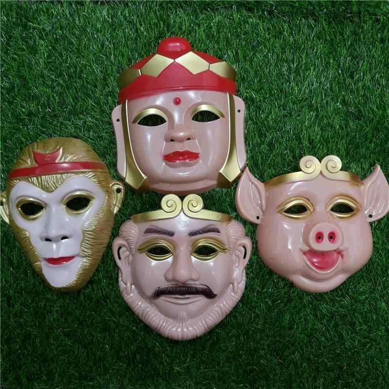 ハロウィン お面 仮装 小道具 マスク 僧侶 孫悟空 豚 子供用 おもちゃ パフォーマンス コスプレ コスチューム イベント 撮影 パーティー