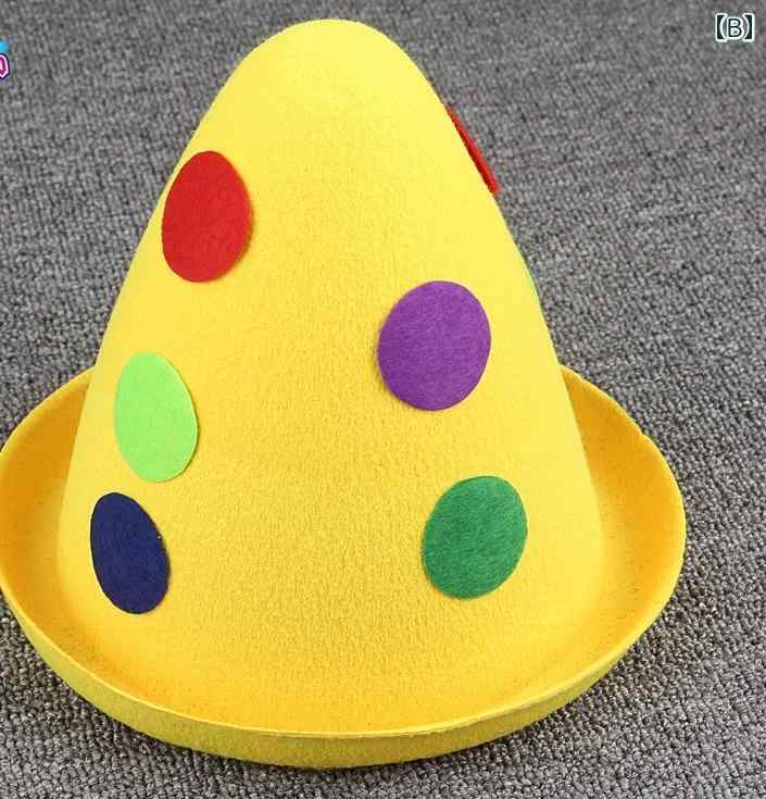 ハロウィン 仮装 小道具 ハット 帽子 ピエロ 子供 パフォーマンス ジャズ マジシャン 大人 コスチューム パーティー イベント 撮影