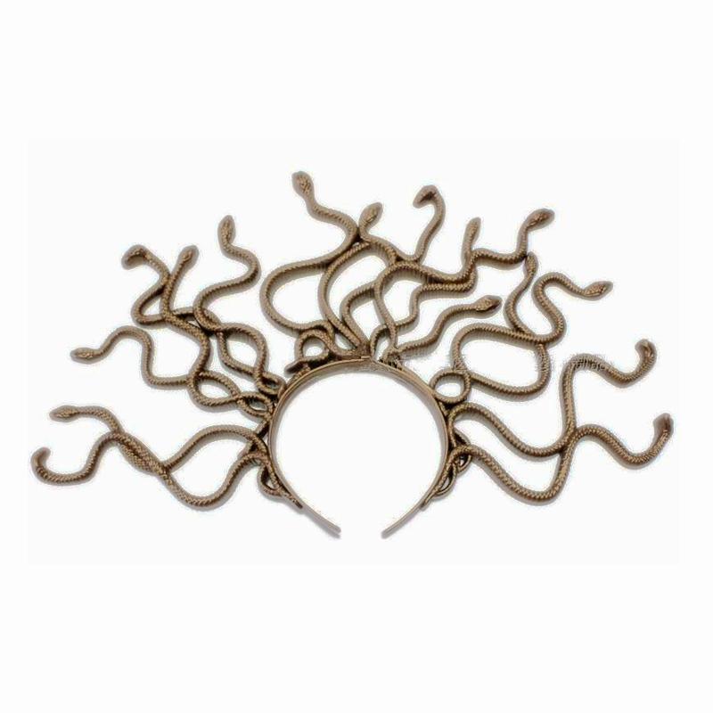 ハロウィン コスプレ メンズ レディース 衣装 仮装 大人 カチューシャ メデューサ スネークヘッド ギリシャ神話 パーティー イベント 小道具 舞台 おもしろ...