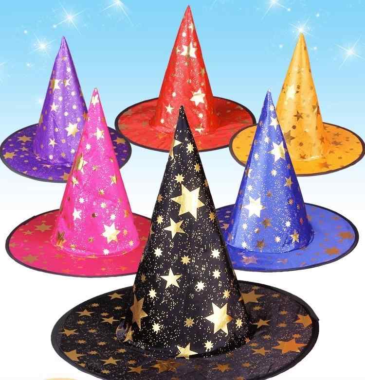 ハロウィン 魔女 帽子 コスプレ 仮装 大人 子供 被り物 かわいい おもしろ パーティーグッズ 衣装 ハッ..