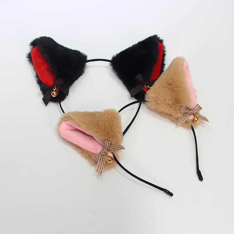 ハロウィン コスプレ 猫耳 カチューシャ セクシー 衣装 仮装 可愛い 大人 キツネ クリップ ヘアアクセサリー イベント パーティー 舞台 小道具 ホワイト ブラック ブラウン