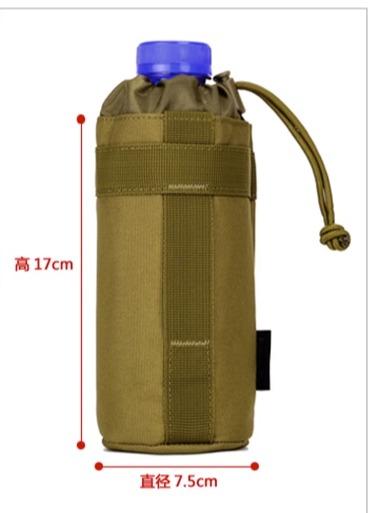 ミリタリー ポーチ ドリンクホルダー 持ち歩き ペットボトル ケース 装備 サバゲー 旅行 アウトドア メ..