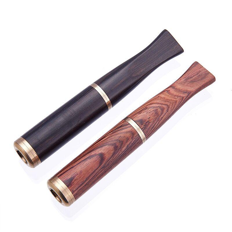 シガレットホルダー 全 木製 黄花梨 黒檀 喫煙 パイプ 9 ミリメートル 活性炭 使い捨て フィルター カ..