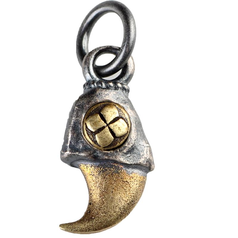 アクセサリー パーツ 民族風 アンティーク調 ペンダントトップ ネックレス ブレスレット 装飾 ハンドメイド 個性的 おしゃれ シルバー 爪形