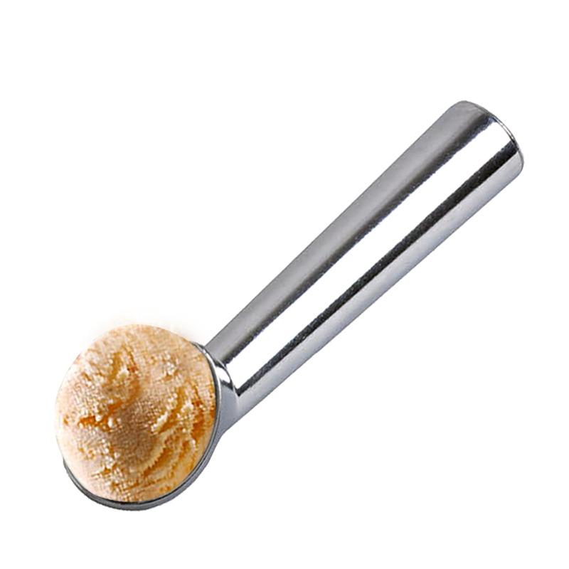 Scooper - アイスクリーム ディッシャー スクープ ドイツ アルミニウム合金 一体成型 不凍加工 離れやすい 飲食店 家庭 シンプル グレー 黒 光沢