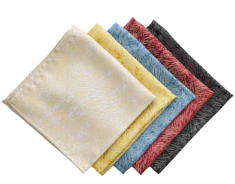 テーブル ナプキン クロス 口布 ダイニング 食卓 小物 用品 四角形 リング ホテル レストラン 結婚式 パーティ 白 赤 黒