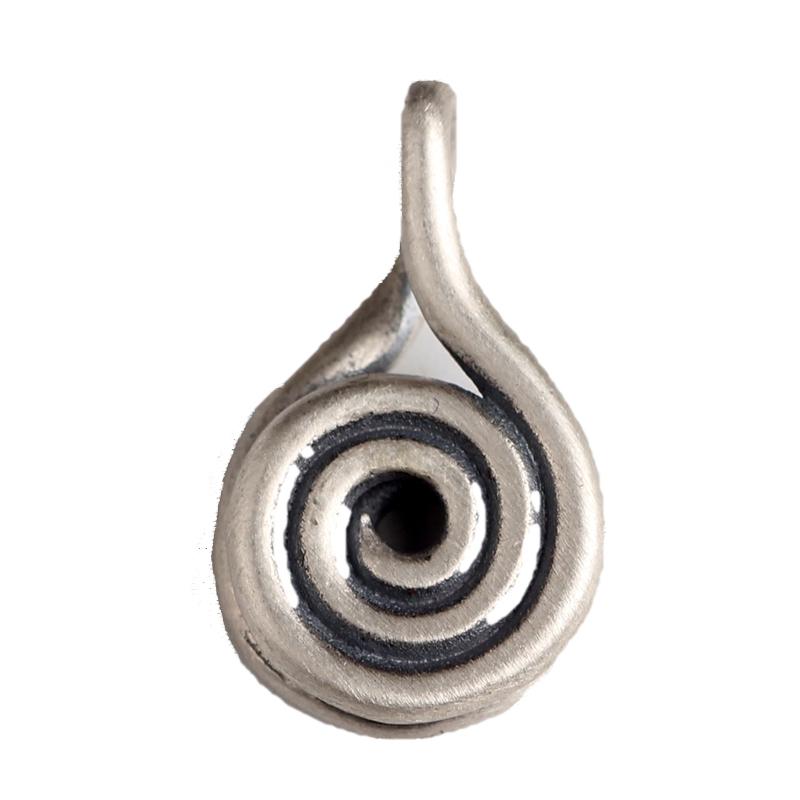 ハンドメイド パーツ チベット シルバー925 DIY 材料 仏珠 ビーズ ブレスレット アクセサリー クラフト 装飾用 スパイラル模様 クリップ