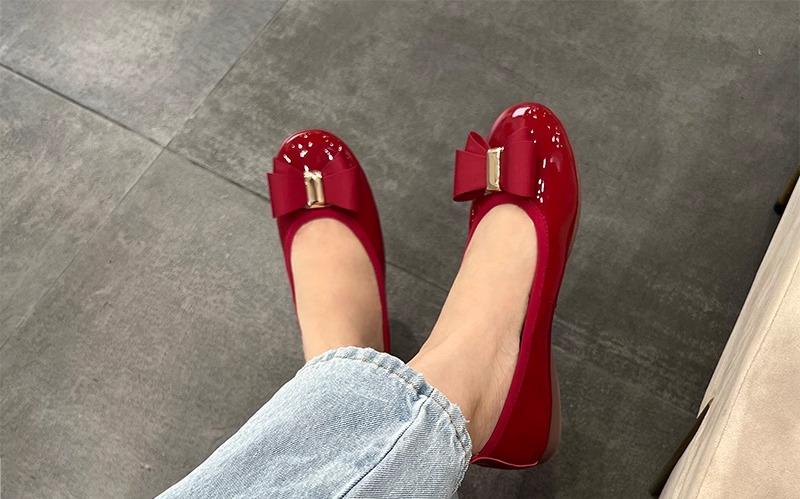 パンプス ぺたんこ フラット 黒 ワインレッド ベージュ おしゃれ レディース 婦人靴 エッグロールシュ..