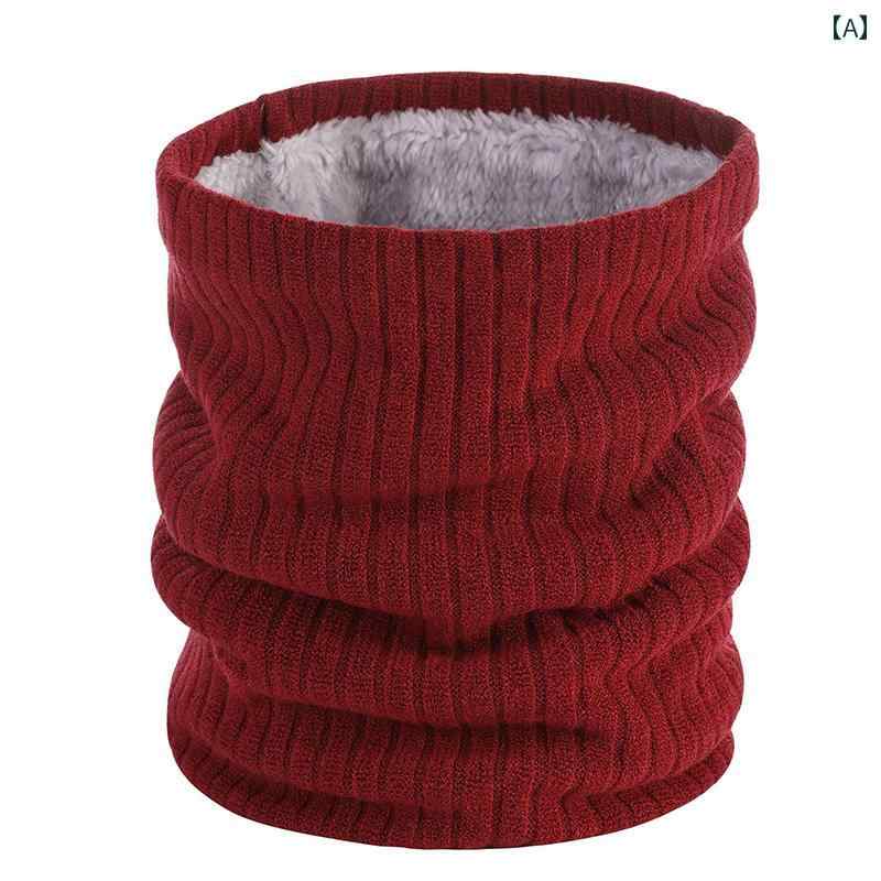 ネックウォーマー 裏起毛 レディース 冬 ニット 厚手 暖かい ウール メンズ ラマ 通気性 伸縮性 アウト..
