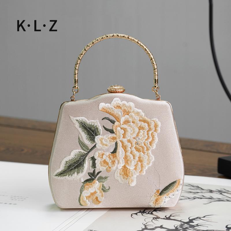 結婚式 パーティー バック フォーマル レディース おしゃれ ハンドバッグ 普段使い レトロ 刺繍 女性 漢服 チャイナ風 中国 小さめ 50代