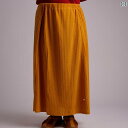 僧侶 衣装 ラマ 弾性 インナー スカート チベット 仏教 秋冬 暖かい 黄色 シンプル おしゃれ 普段使い ロング リブ ウエストゴム