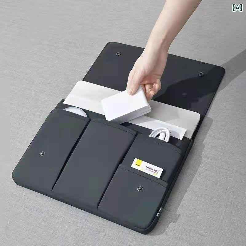 pc バッグ ケース 便利グッズ おしゃれ バッグイ ポリエステル ノートパソコン 持ち運び 出張 メンズ レディース タブレット ガジェット 収納 多機能 防水 耐衝撃 frontop-12105434 フロントップ楽天市場店 サンプル画像2