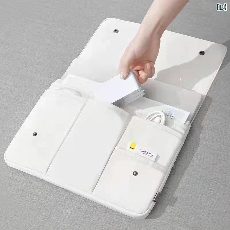 pc バッグ ケース 便利グッズ おしゃれ バッグイ ポリエステル ノートパソコン 持ち運び 出張 メンズ レディース タブレット ガジェット 収納 多機能 防水 耐衝撃 frontop-12105434 フロントップ楽天市場店 サンプル画像3