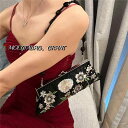 ハンドバッグ レディース オシャレ パーティー お呼ばれ ショルダー 女性用 夏 レトロ ニッチ ワンショルダー ビーズ 刺繍 多用途