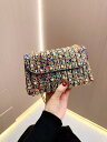 ハンドバッグ レディース オシャレ パーティー お呼ばれ ショルダー チェーン パーティー ワンショルダー 小さめ きらきら 幅21cm 高さ125cm 奥行6...