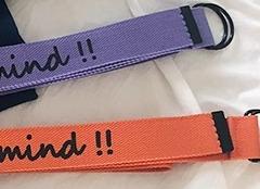 ベルト レディース メンズ 男女兼用 ウエスト バックル 金具 装飾 カジュアル 英字 ジーンズ パンツ ズボン キャンバス 外出 普段使い 紫 オレンジ