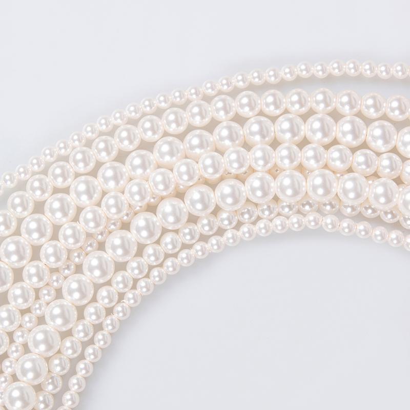 ドレス アクセサリー レディース 多層 パール ネックレス 軽量 上品 名媛 ゴージャス チョーカー ウエディング パーティー 合金チェーン 白 グレー