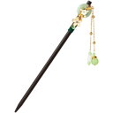かんざし 一本 レディース 中国風 アンティーク調 木製 ヘアアクセサリー ピン 髪飾り 装飾 キラキラ タッセル 揺れる 日常使い 和装 漢服 チャイナドレス...
