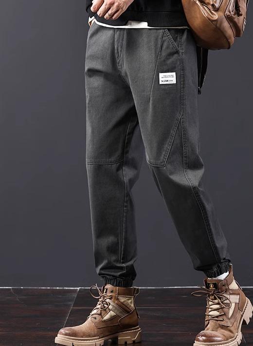 ジョガーパンツ 冬 メンズ 暖かい 厚手 防風 保温 コットン 裾絞り ロング ゆったり カジュアル 通気性 大きいサイズ シンプル ワークウェア グレー 黒 緑