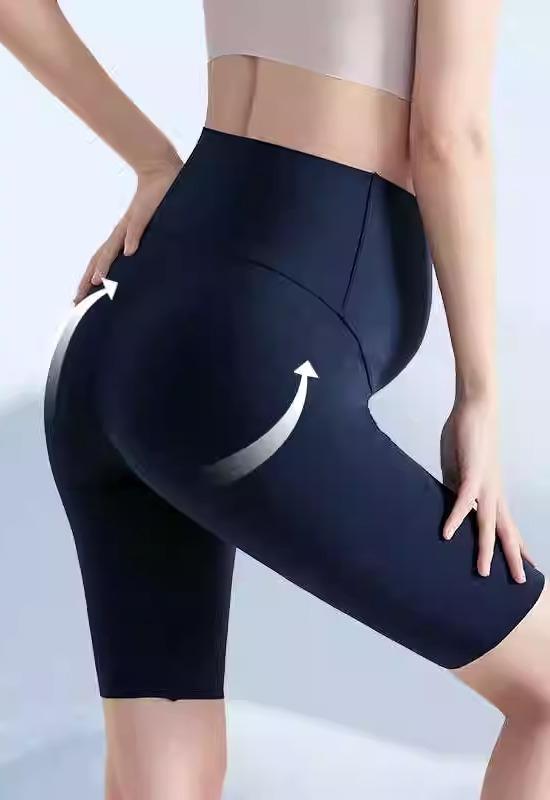 マタニティ ヨガウェア 妊婦 おしゃれ スポーツ パンツ 夏 レギパン 五分丈 レギンス 夏 薄手 レギンス ハイウエスト シームレス