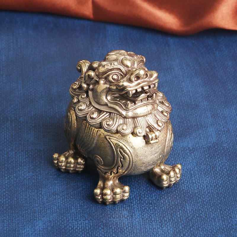 中古 香炉 線香立て 灰入れ 獅子 3つ足 仏壇 仏具 楽天市場】香炉 獅子