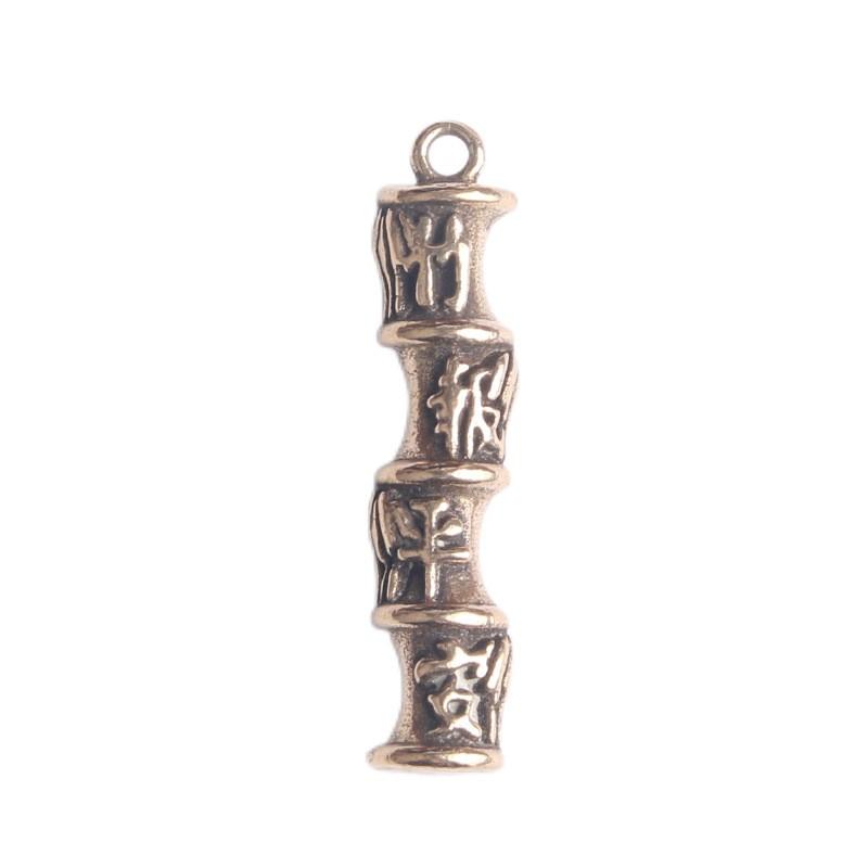 真鍮 キーホルダーパーツ ペンダントトップ アクセサリー コレクション アンティーク調 工芸品 銅 彫刻..