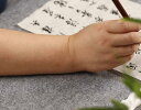 書道 下敷き フェルト ウール 巻き型 シワになりにくい 毛筆 絵画 デスクマット 柔らかい 習字 練習 写経 小学生 シンプル 無地 白 グレー 茶